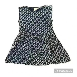 Maeve Anthropologie Dress Size XS Petite Texture Dot Empire Baby Doll Mini Dress